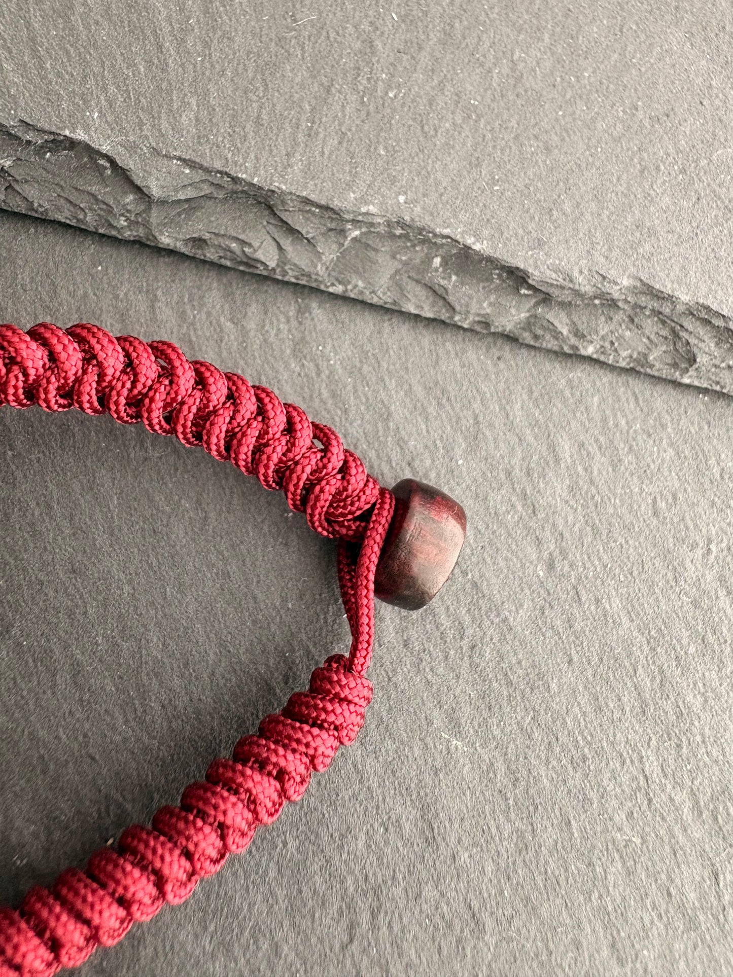 Damaru Charm with Zaki Lhamo Thangka in Tibetan Red