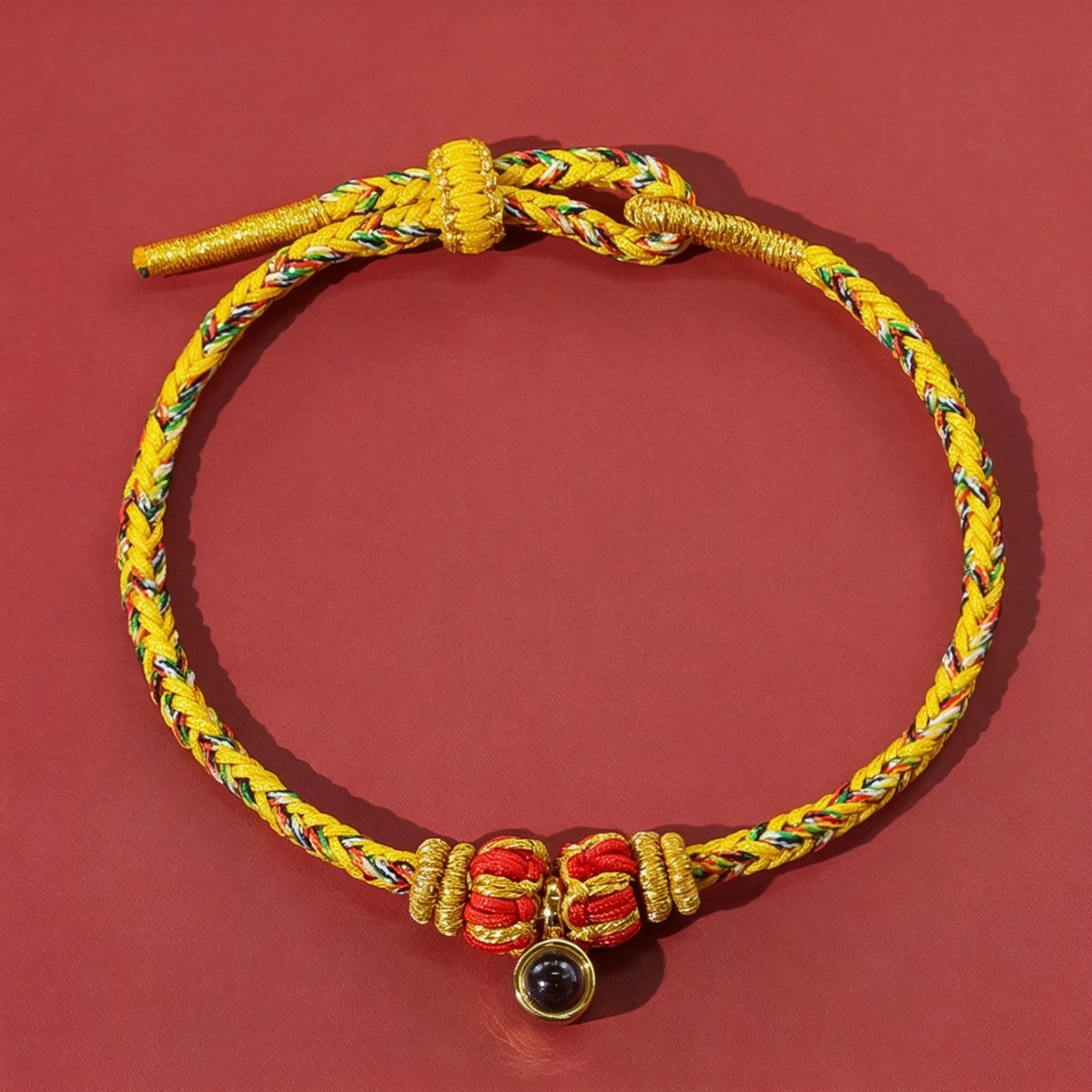 Zodiac Guardian Buddha Tibetan Style Braided Bracelet